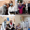 (Russian) Volunteers visited the “Nursing Home”, congratulating elderly people on the upcoming New Year