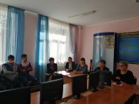 Students meeting with representatives of Format.KZ