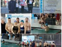 (Русский) Соревнования по плаванию среди преподавателей колледжей