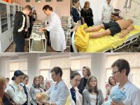 4 апреля 2023 года Павлодарский медицинский высший колледж посетили учащиеся СОШ №11.