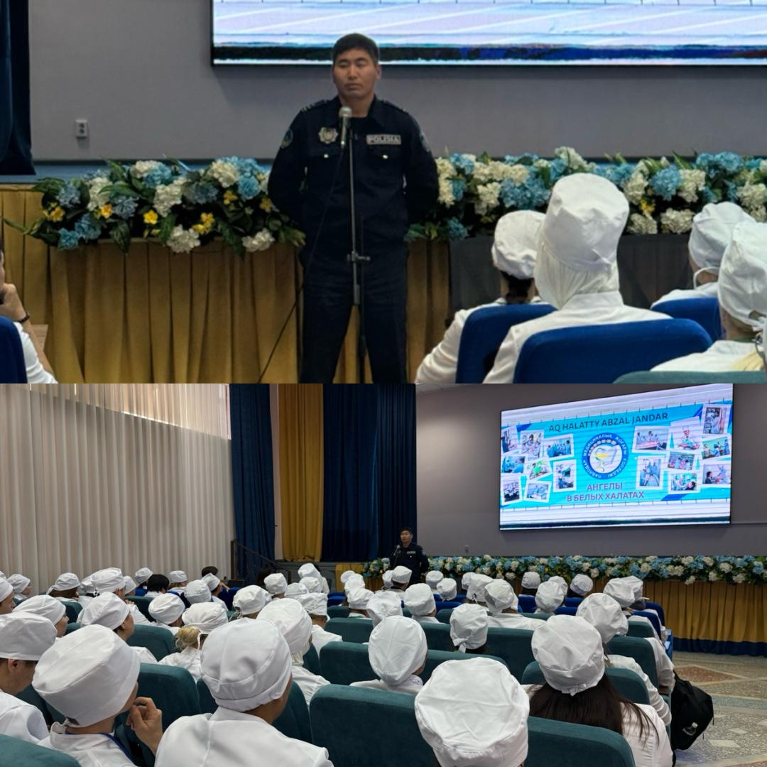 Read more about the article ПБ КҚКО ЖМК учаскелік полиция инспекторы М. К. Смаиловпен кездесу